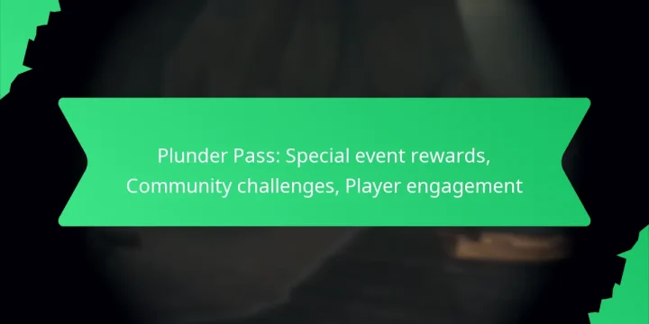 Plunder Pass: Special event rewards, Community challenges, Player engagement