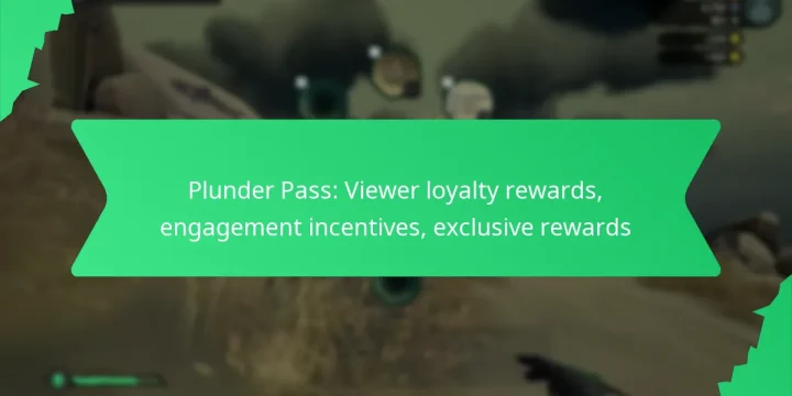 Plunder Pass: Viewer loyalty rewards, engagement incentives, exclusive rewards