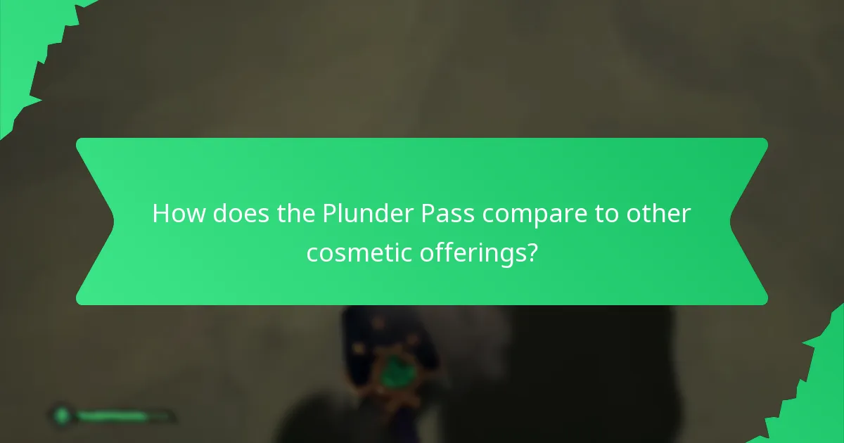 What design elements define the Plunder Pass cosmetics?