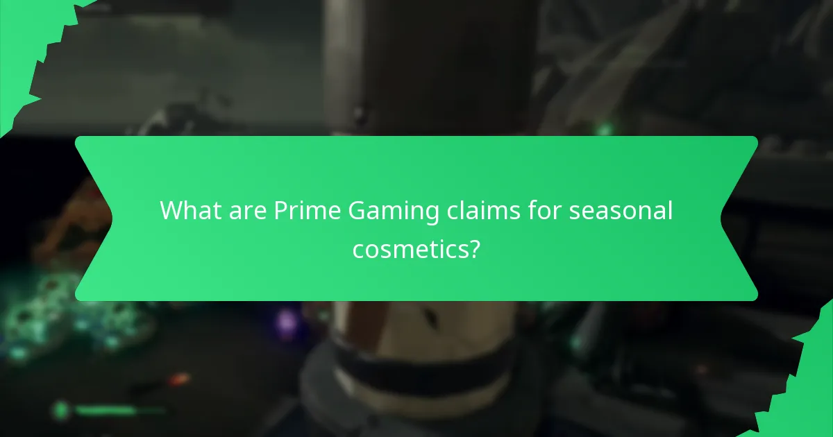 How does limited availability affect Prime Gaming claims?