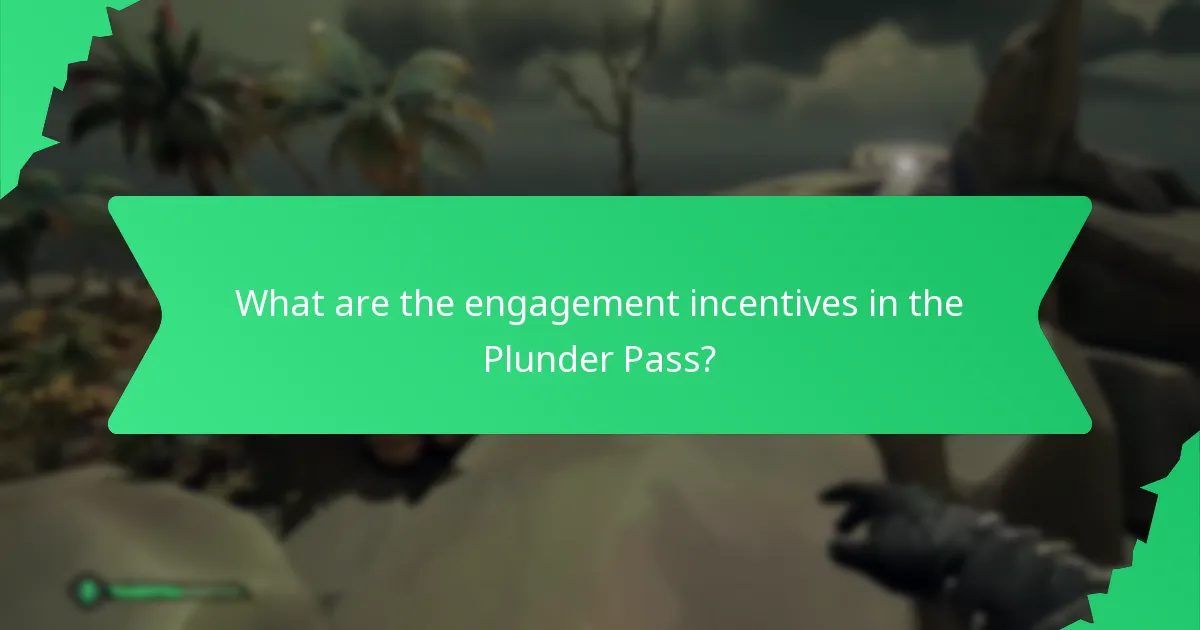 What are the engagement incentives in the Plunder Pass?