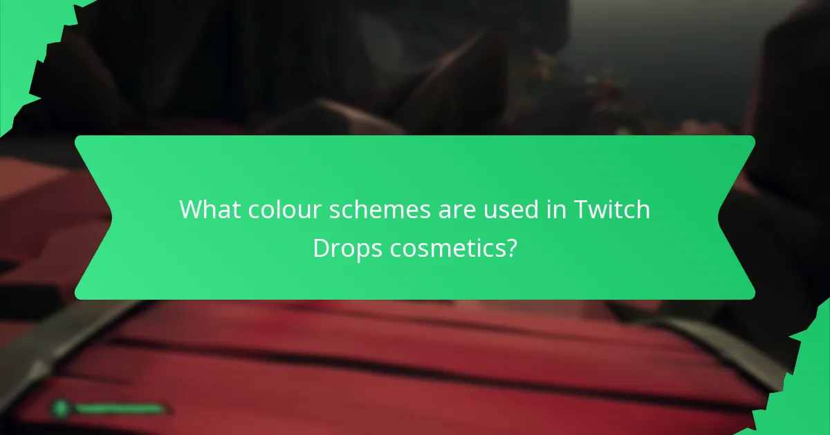 How can players acquire Twitch Drops cosmetics?