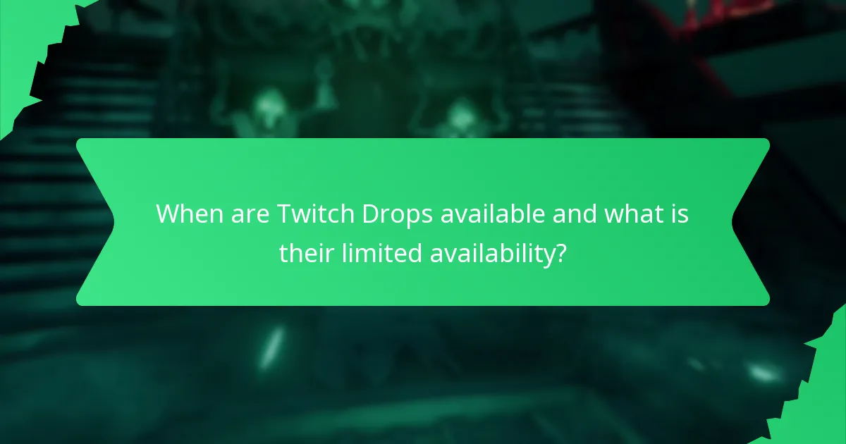 What special event cosmetics can be obtained through Twitch Drops?